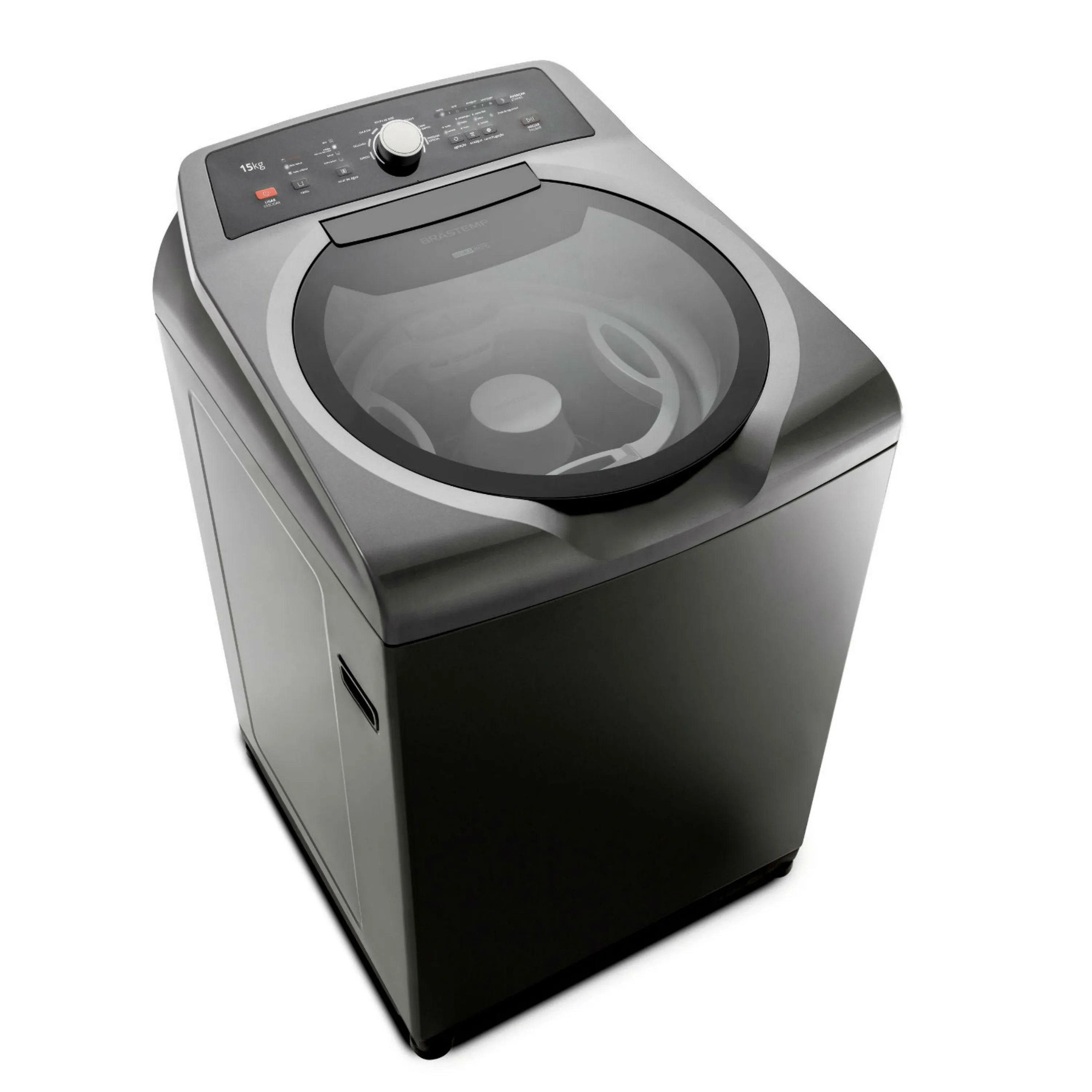 Máquina de Lavar Brastemp 15kg Inox
