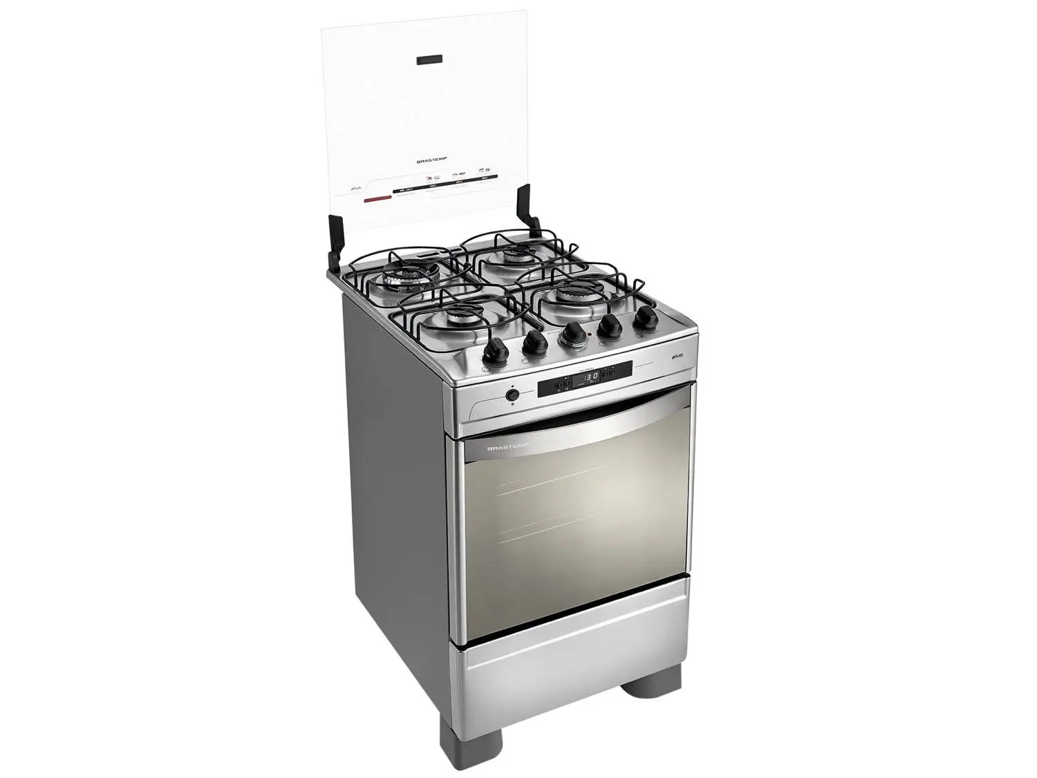 Fogão Brastemp 4 Bocas Ative Inox